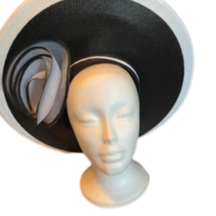 12 - Black with White Trim